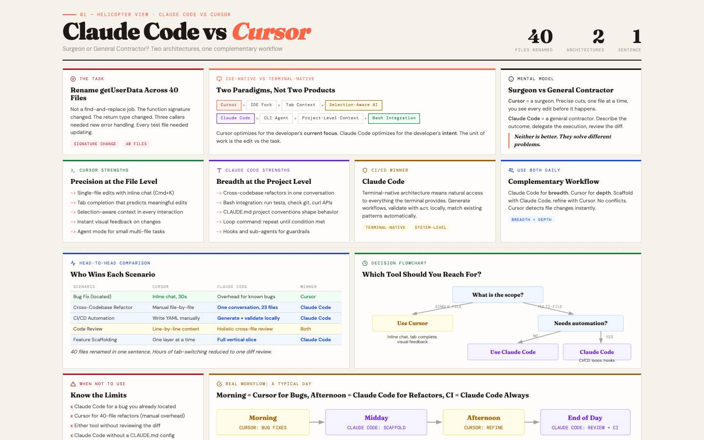 Claude Code vs Cursor: Helicopter View helicopter view preview
